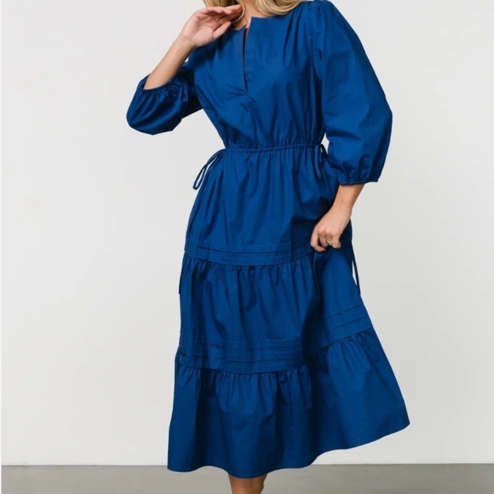 Baltic Born Deep Blue Casual Dress - Picture 3 of 4